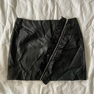 Forever12 pleather mini skirt